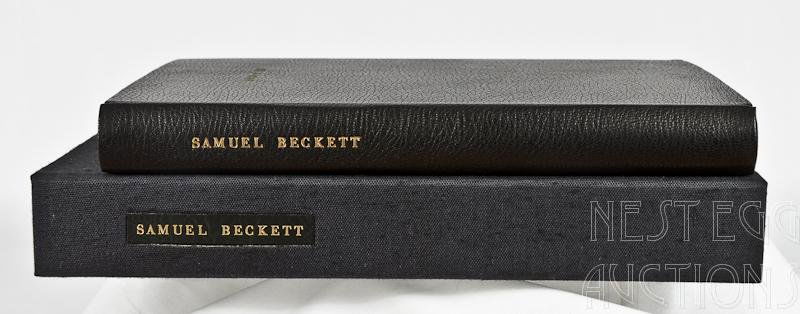 Nohow On by Samuel Beckett w/etchings by Robert Ryman: The Limited Editions Club volume of Nohow On by Samuel Beckett with etchings by Robert Ryman. Copy number five of five hundred, signed by Samuel Beckett and Robert Ryman. Hardcover, 1989 E