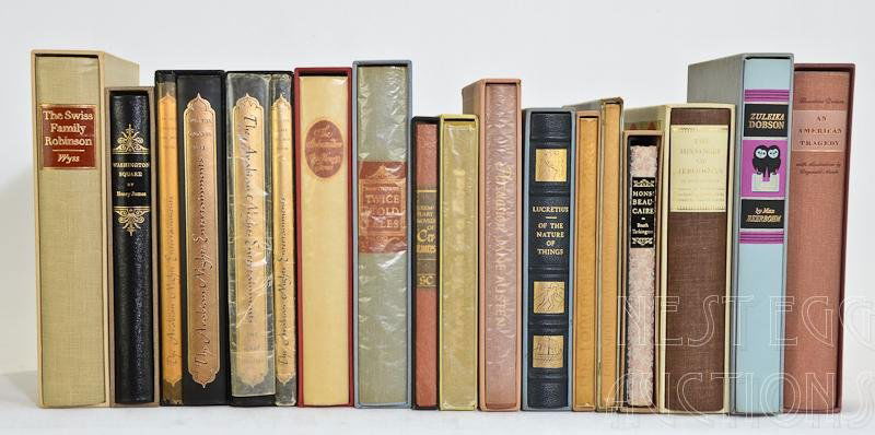 Limited Editions Club & Rodale Press 18 Volume Group: 18 Volume Group from The Limited Editions Club and Rodale Press.Titles include:The Swiss Family Robinson, by Johann Wyss. Signed and illustrated by David Gentleman. 1963 Edition, good, wit