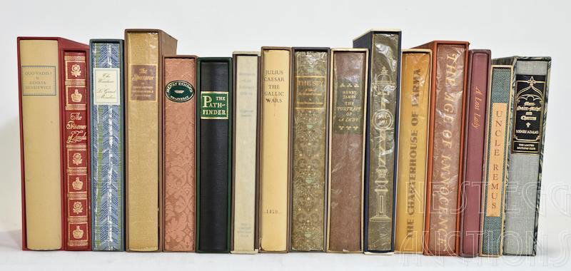 The Limited Editions Club 16 Volume Group: Group of 16 Limited Editions Club Volumes.Titles include:Mont Saint Michel And Chartres, by Henry Adams. Signed and illustrated with photographs by Samuel Chamberlain. 1957 Edition, good,
