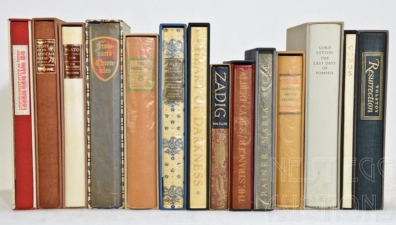 The Limited Editions Club 14 Volume Group: Limited Editions Club 14 volume group. Titles include: The Last Days Of Pompeii, by Edward George Bulwer-Lytton. Signed and illustrated by Kurt Craemer. 1956 Edition, good, with protective