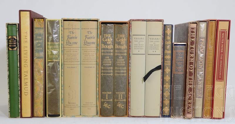 The Limited Editions Club 16 Volume Group: The Limited Editions Club 16 Volume Group.Titles include:Lives Of The Most Eminent Painters, by Giorgio Vasari. Two volumes, 1966 edition, very good, with protective cover and paper jackets.&nbs