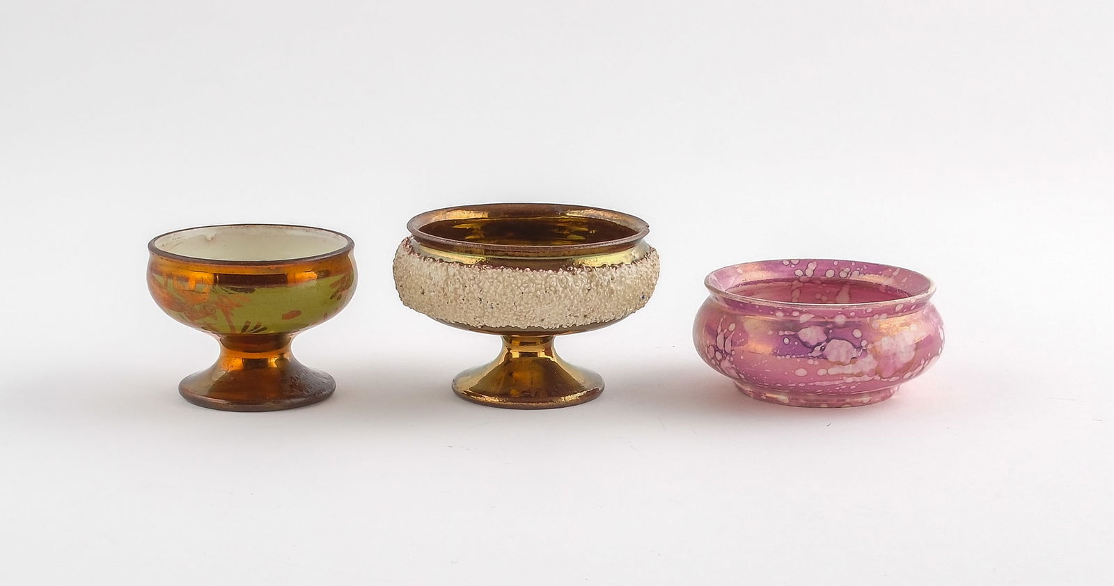 3 Copper Luster Open Salts (1 of 3)