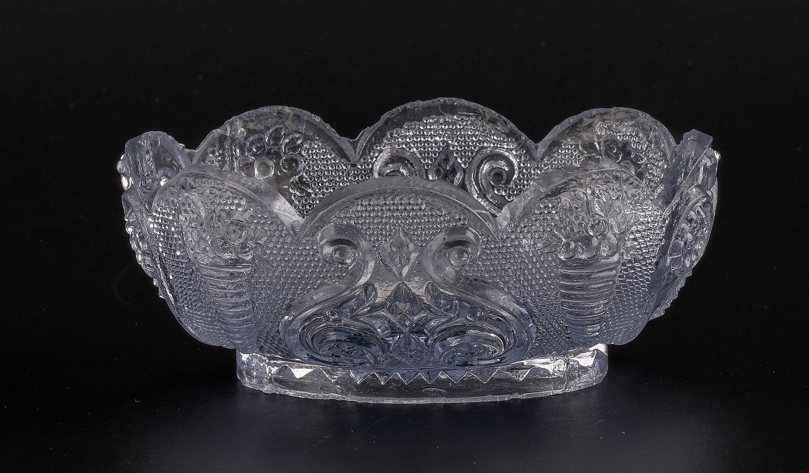 Lacy Period Oval Open Salt OL-12 (1 of 4)