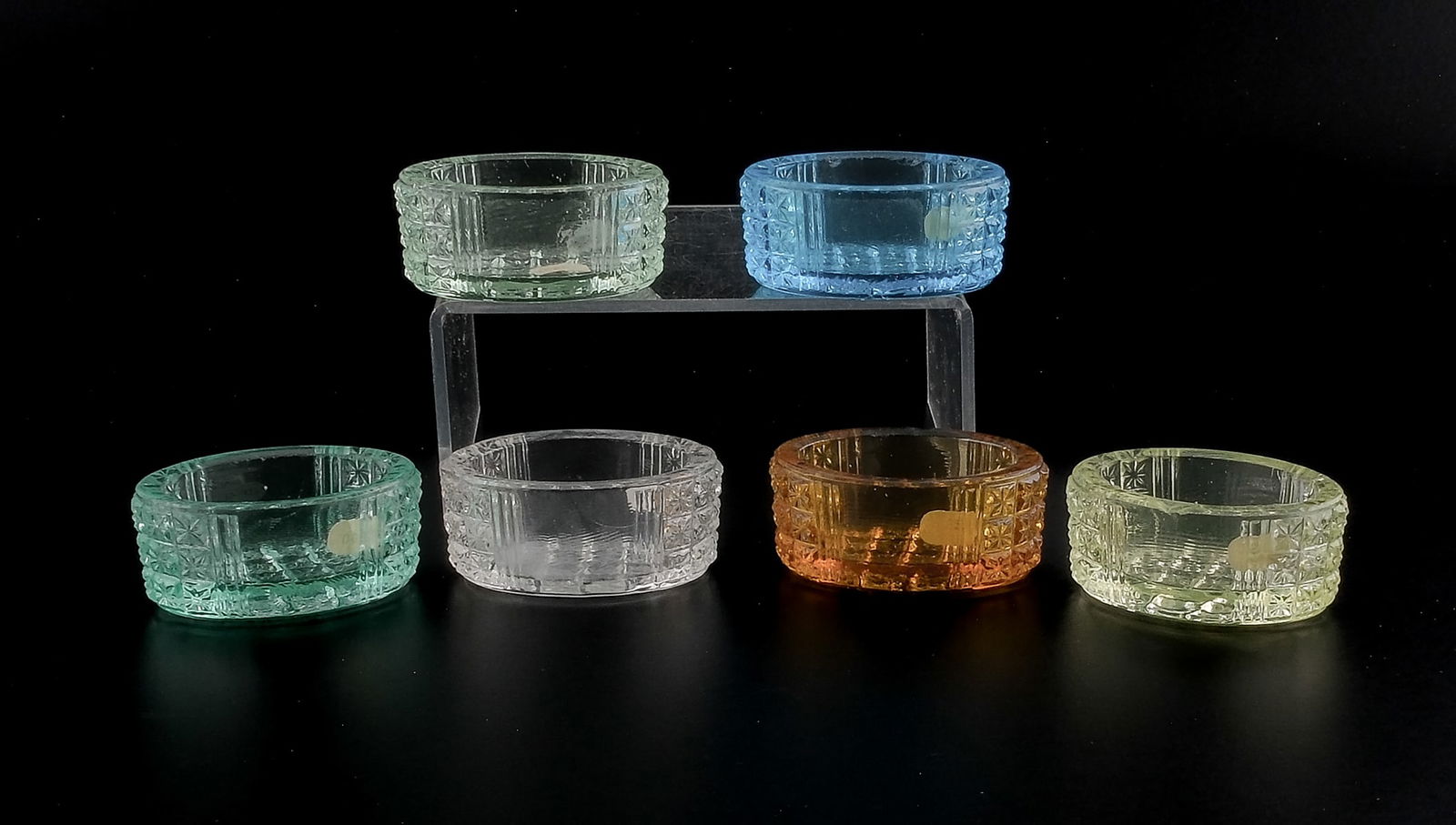 6 Oval Two Panel Open Salts (1 of 4)