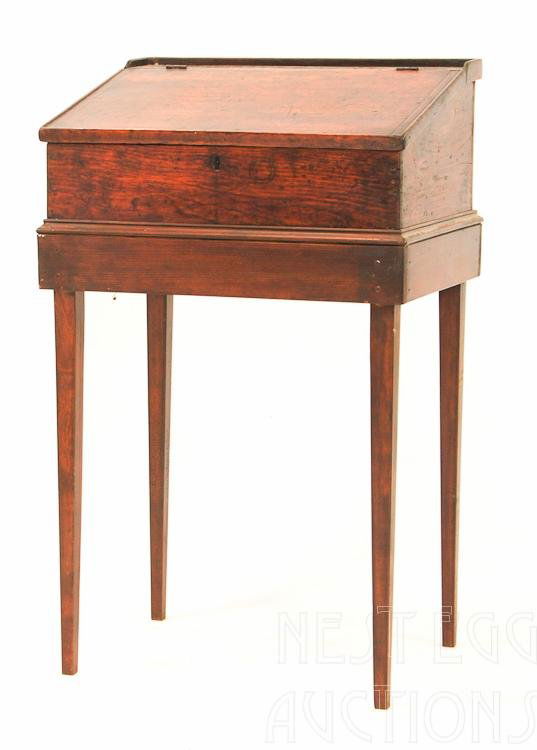 Antique Pine School Masters Desk