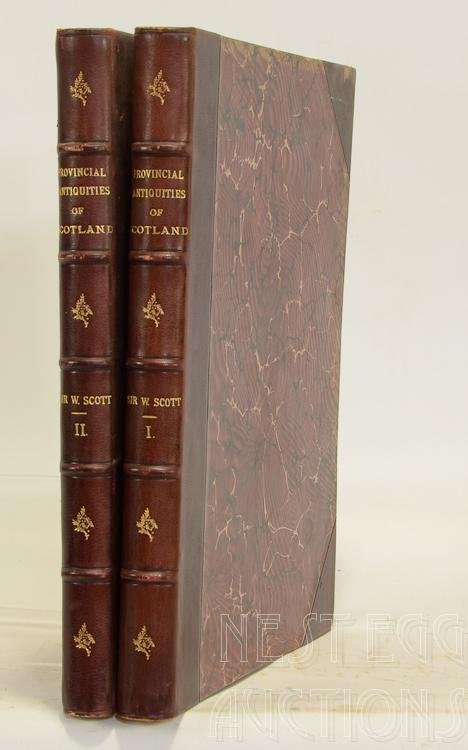 Provincial Antiquites Of Scotland Sir Walter Scott: Provincial Antiquities and Picturesque Scenery of Scotland by Sir Walter Scott, in two volumes. Published in London in 1826 by John and Arthur Arch, Cornhill. Good to fair overall. L