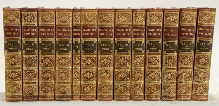 The Duke Of Wellington 13 Volumes 1838: The Dispatches of Field Marshal The Duke Of Wellington during his various campaigns in India, Denmark, Portugal, Spain, The Low Countries, and France, in 13 volumes by Lieutenant Colonel Gurwood. 