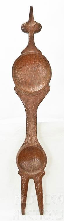 William Kent, American (1919-2012) Wood Carving: Untitled by William Kent, American (1919-2012) wood carving. Wall hanging carving. Signed and hand carved by the late artist. This piece can be hung on a wall, stood up against a wall or put on your c