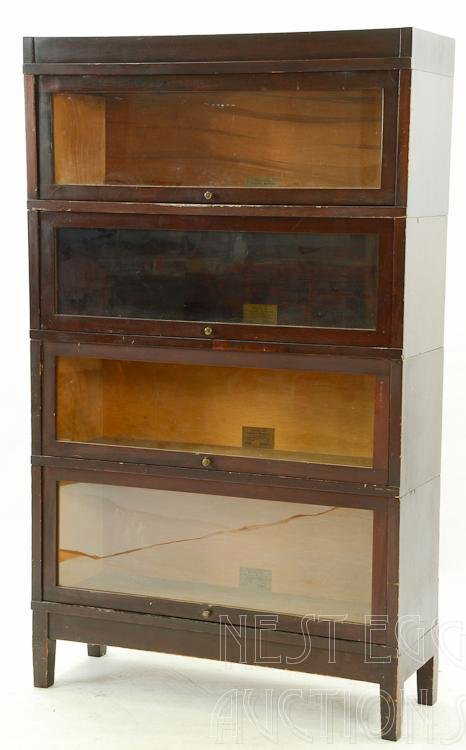 Globe Wernicke Company Mahogany Barrister Bookcase