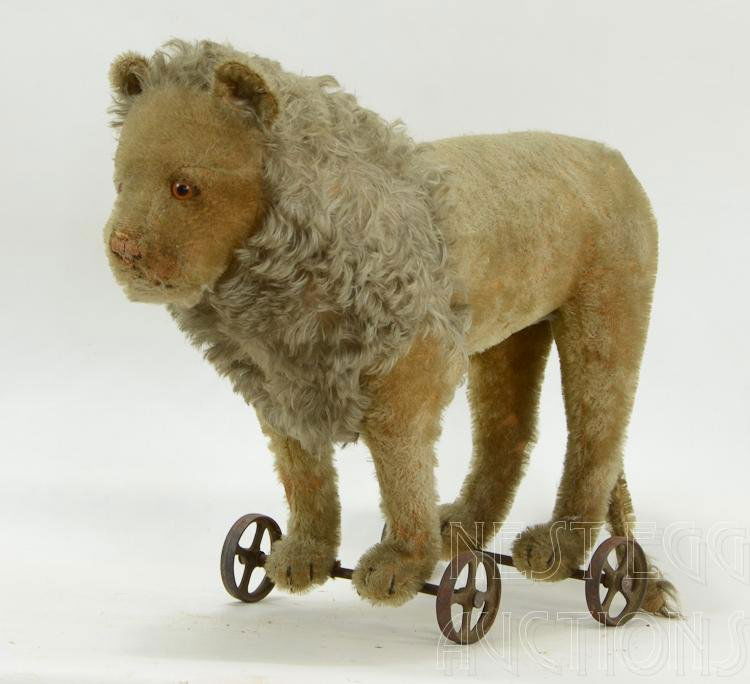 steiff rocking lion