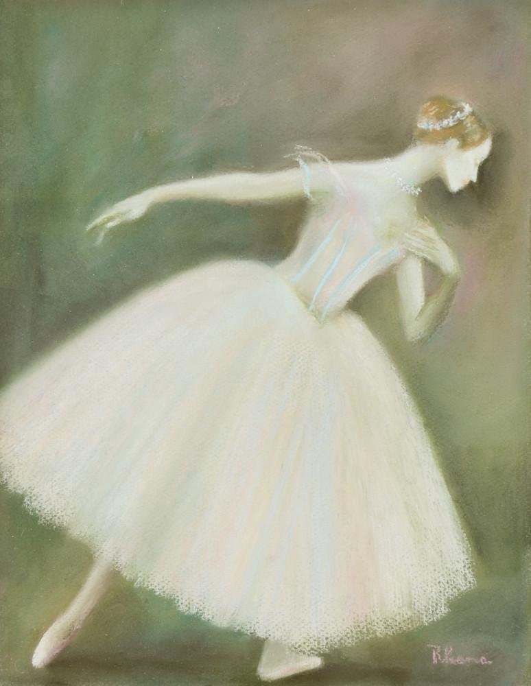 Lisa Rhana: Pastel of Natalia Makarova: Born Rose Silver American 1902 Died Lisa Rhana 1985. Pastel & Charcoal Drawing on paper. Signed lower left "Rhana". Pastel of Natalia Makarova, famed Ballet Dancer. Framed un