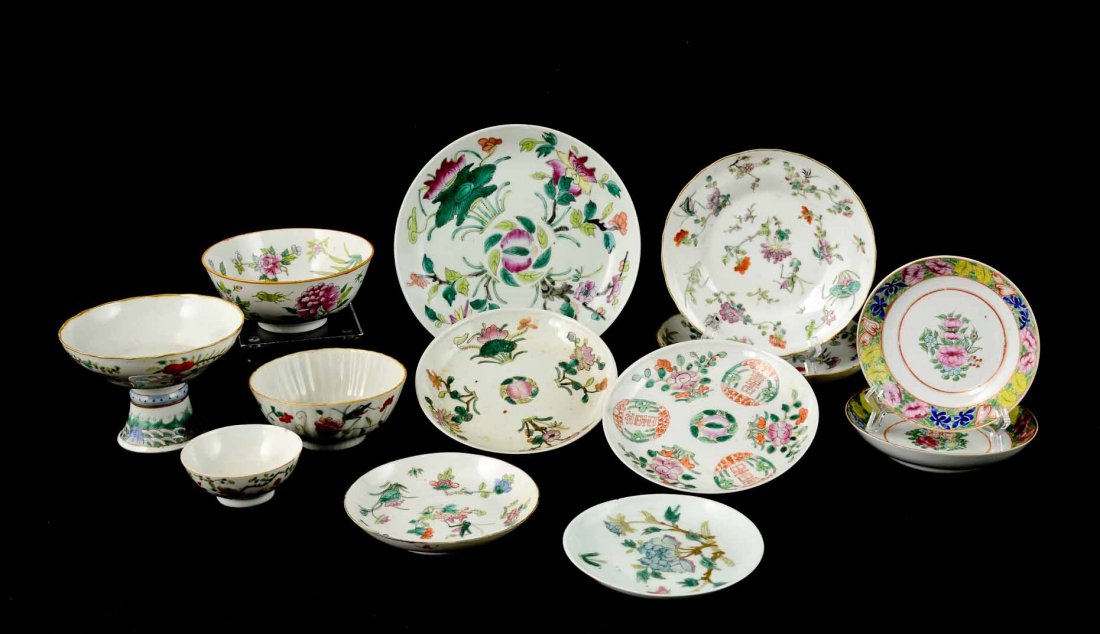 Group of Chinese Export Famille Rose Porcelain (1 of 5)