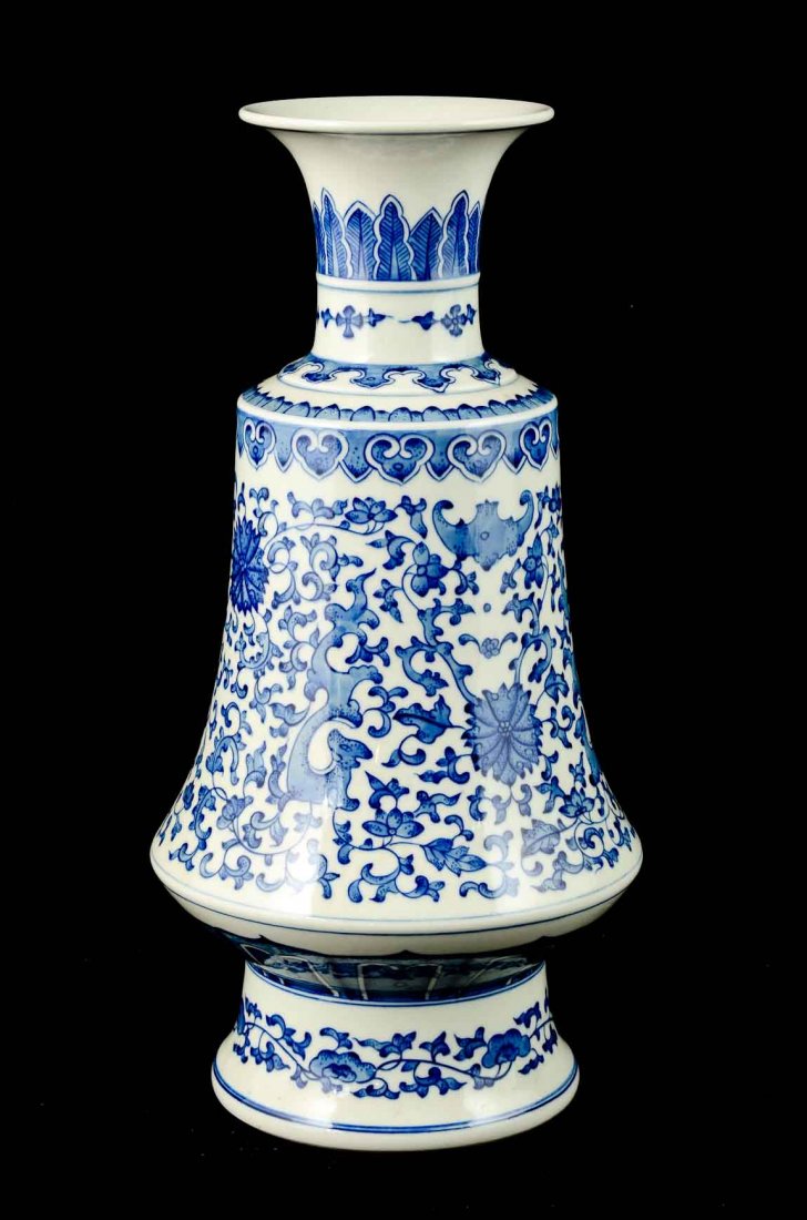 Chinese Blue and White Porcelain Vase (1 of 4)