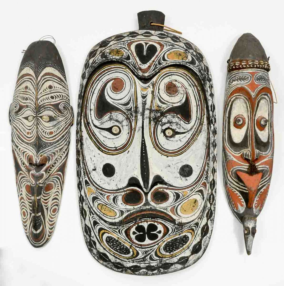 Three Papua New Guinea Carvings (1 of 7)