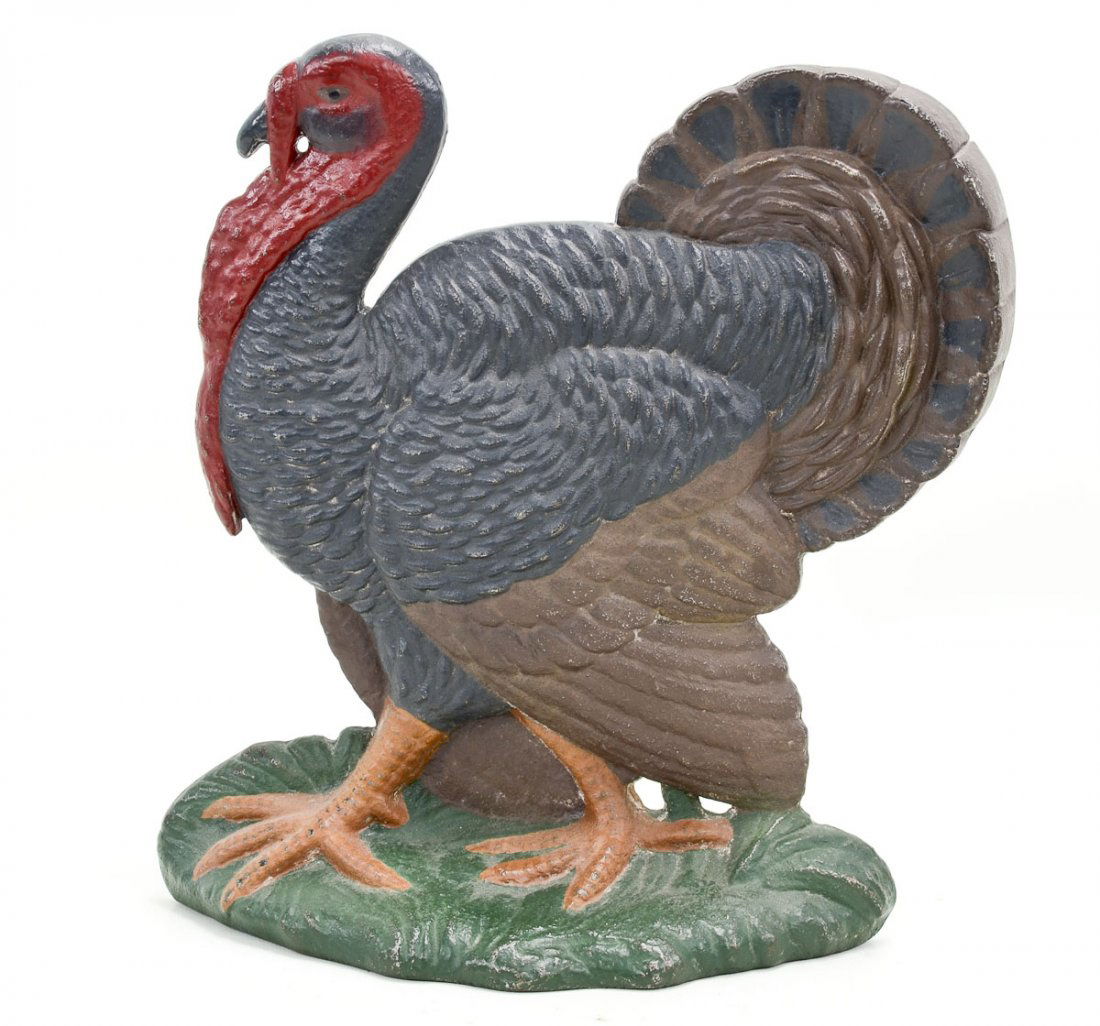 Bradley & Hubbard Cast Iron Turkey Doorstop (1 of 3)