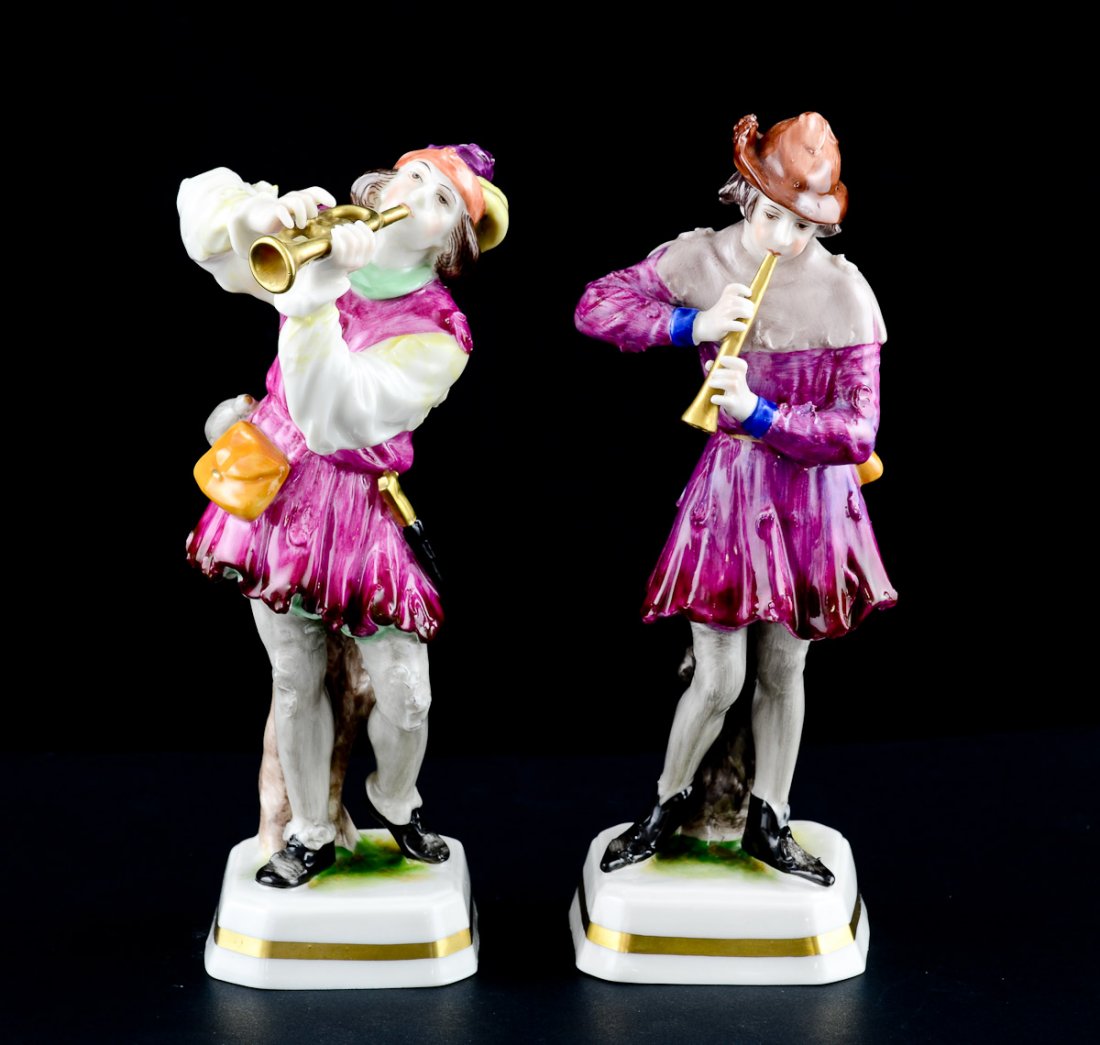 Two German Porcelain Musicians (1 of 9)