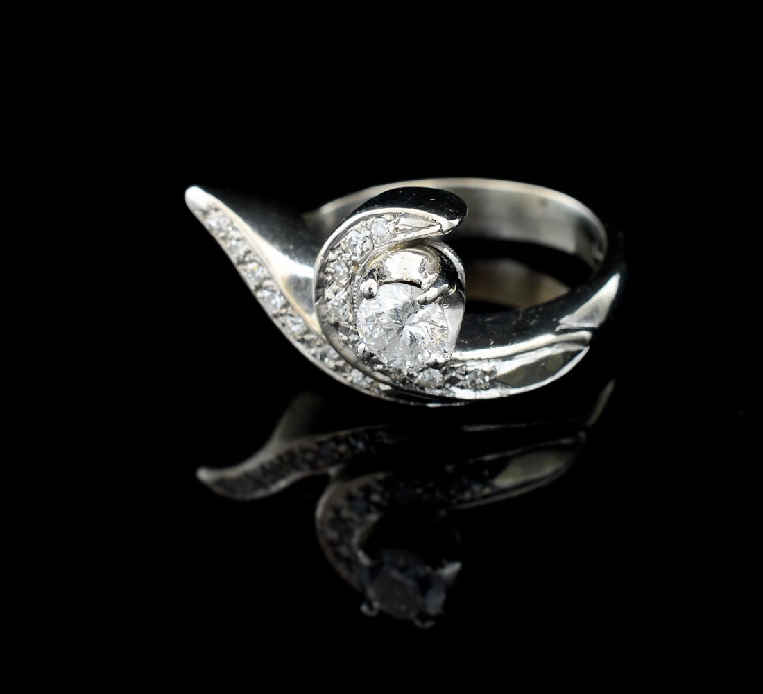 Ladies 14K Diamond Ring (1 of 3)