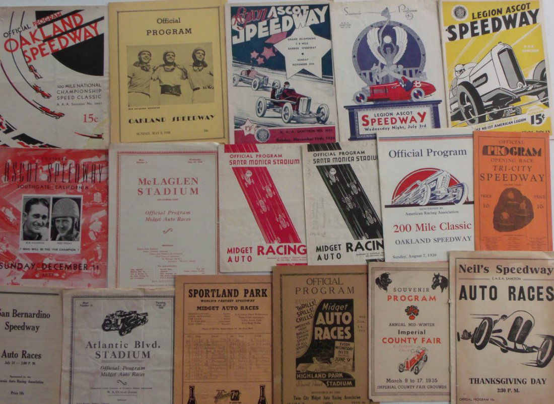 Fifty racing programs (1 of 1)