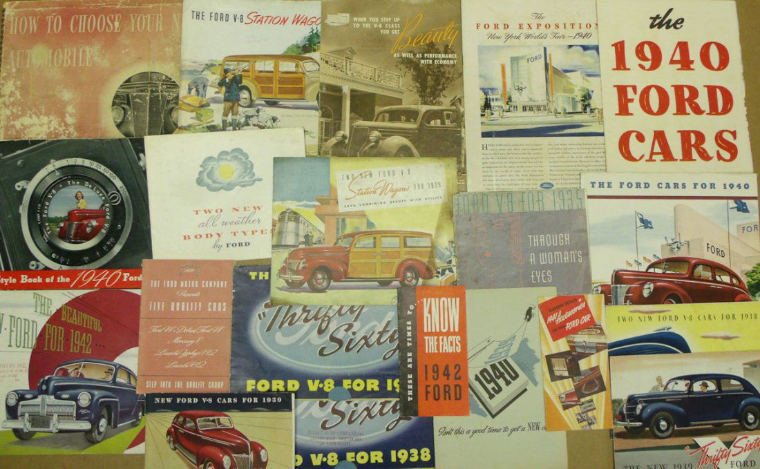 1932 - 1942 Ford brochures (1 of 3)