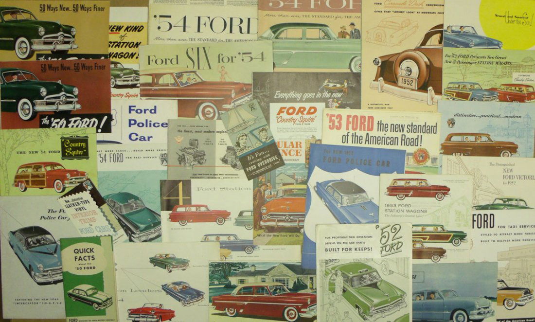 1946 - 1954 Ford brochures (1 of 3)