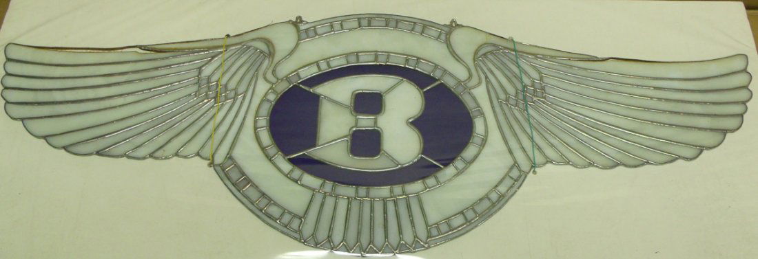 Stained glass Bentley €œFlying B (1 of 1)