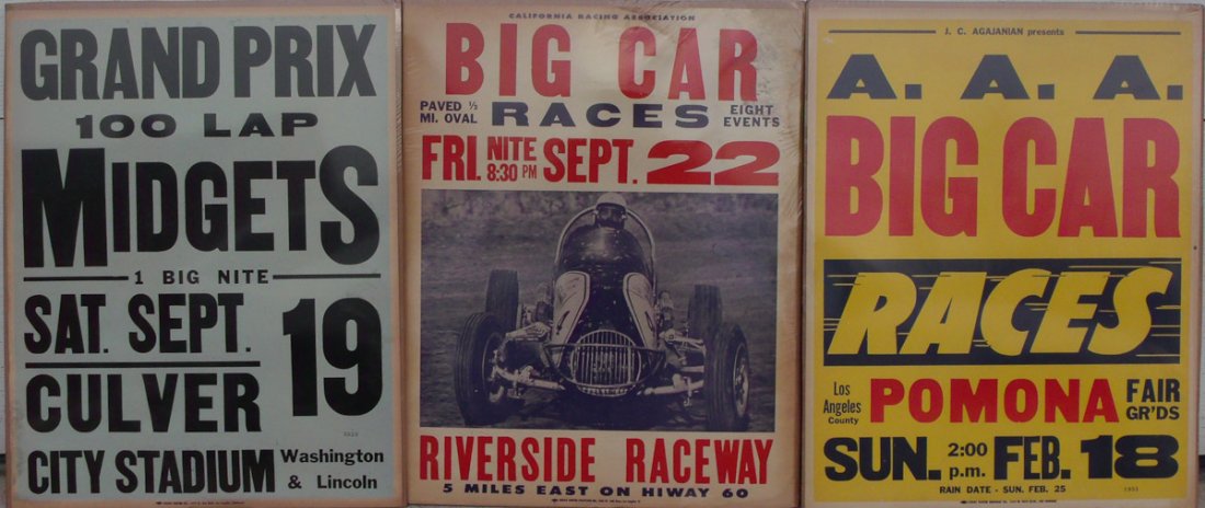 Three race posters (1 of 1)