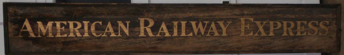American Railway Express  wood sign (1 of 1)