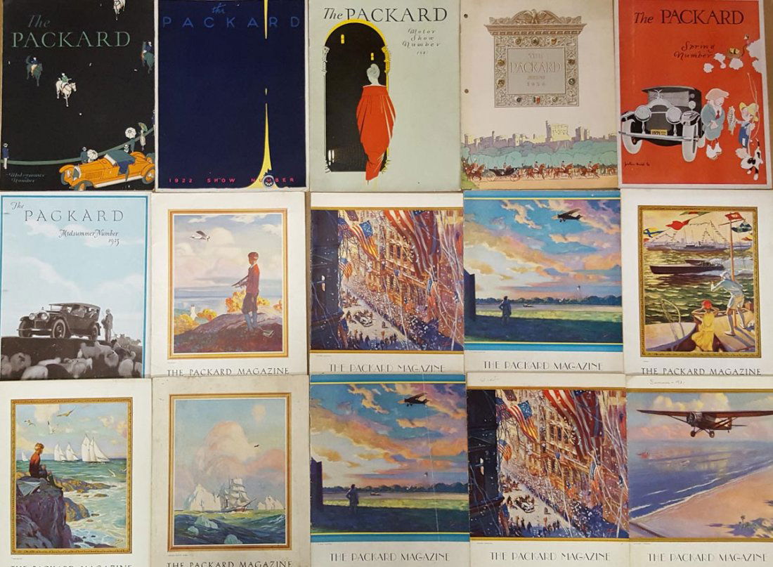 Fifteen Packard factory magazines, (1 of 1)