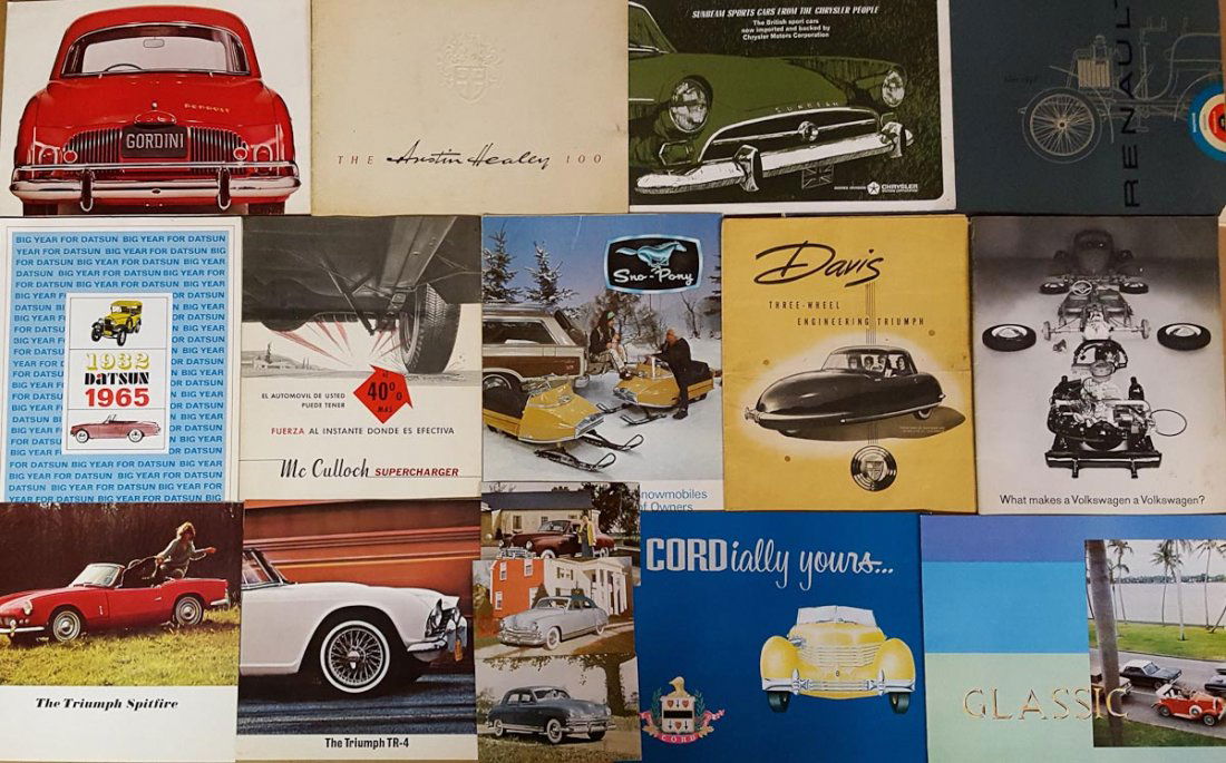 Misc import and low production brochures (1 of 2)