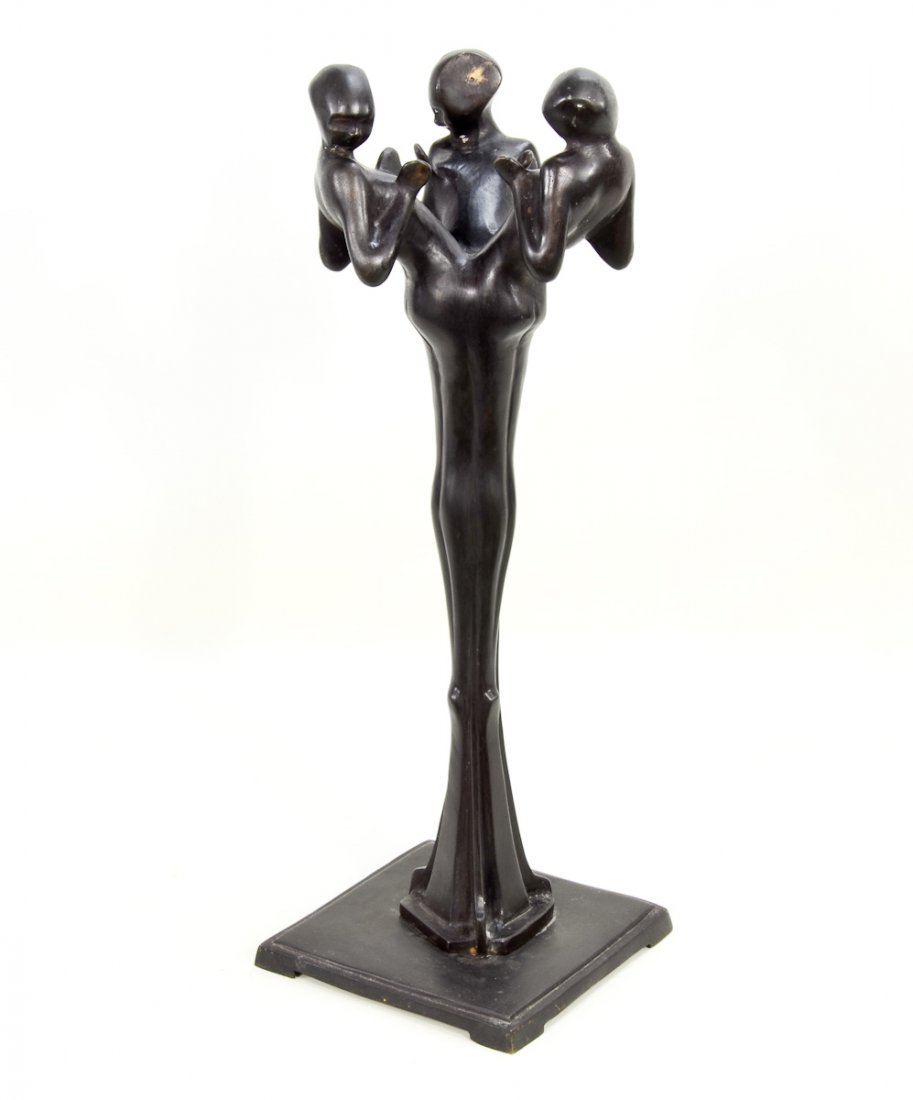 Frankart Art Deco Figural Smoking Stand (1 of 3)