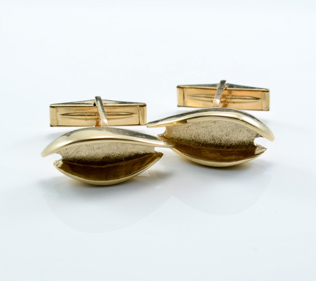 14K Henry Steig Cuff Links (1 of 3)