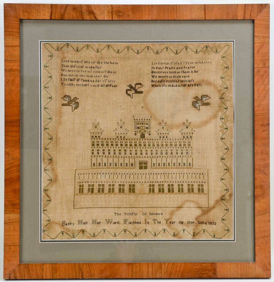 English Needlepoint Sampler (1 of 3)
