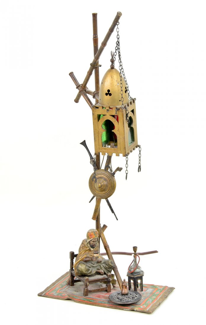 Franz Bergman Orientalist Bronze Lamp (1 of 7)
