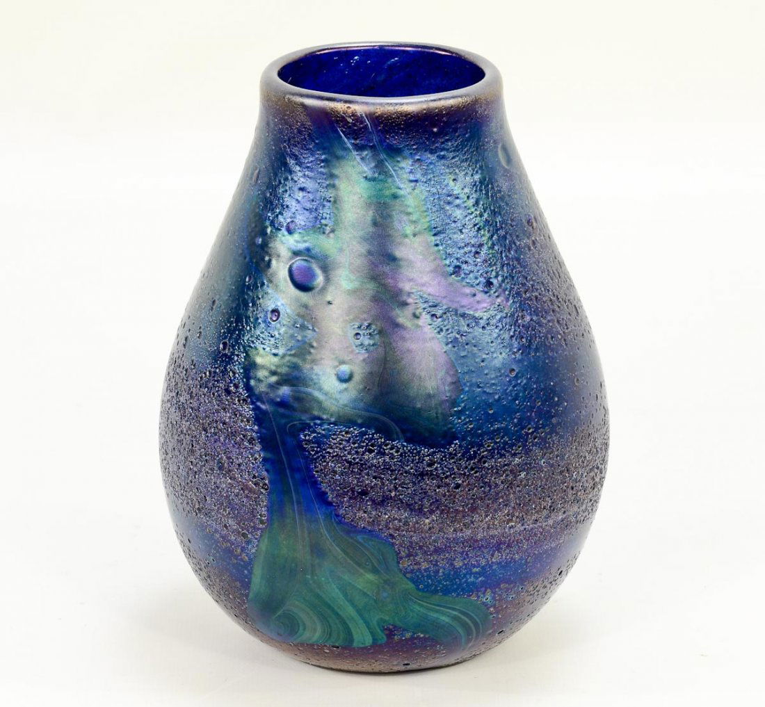 Cypriote style Art Glass Vase (1 of 5)