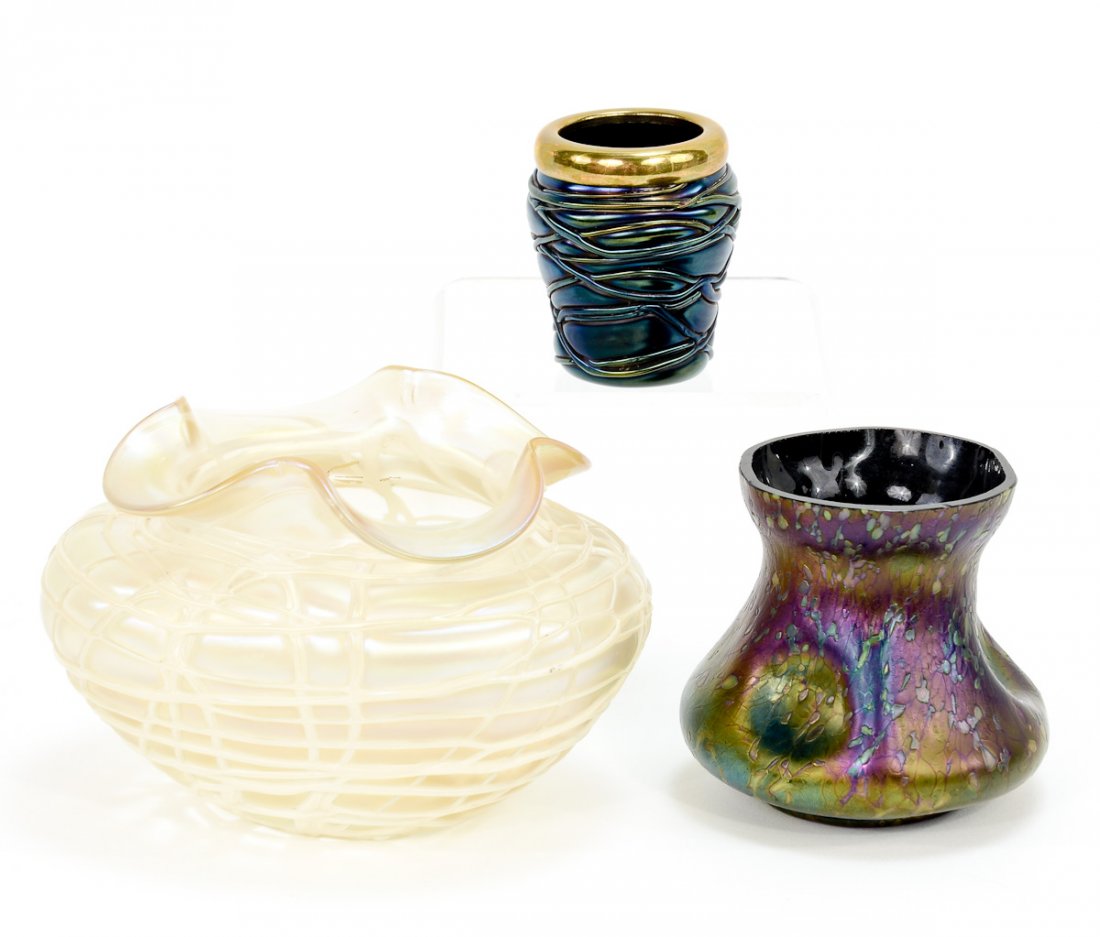 Three pieces of Austrian Art Glass (1 of 7)
