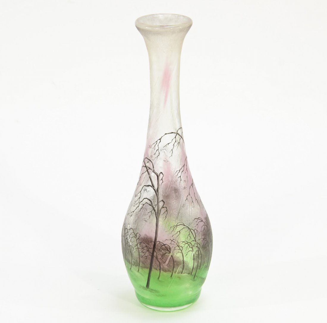 Daum Nancy Glass Landscape Vase (1 of 4)