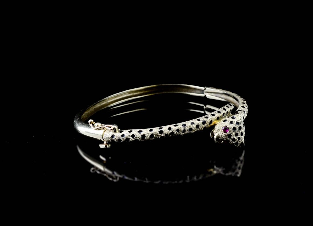 Ladies 14K Leopard Form Bracelet (1 of 4)
