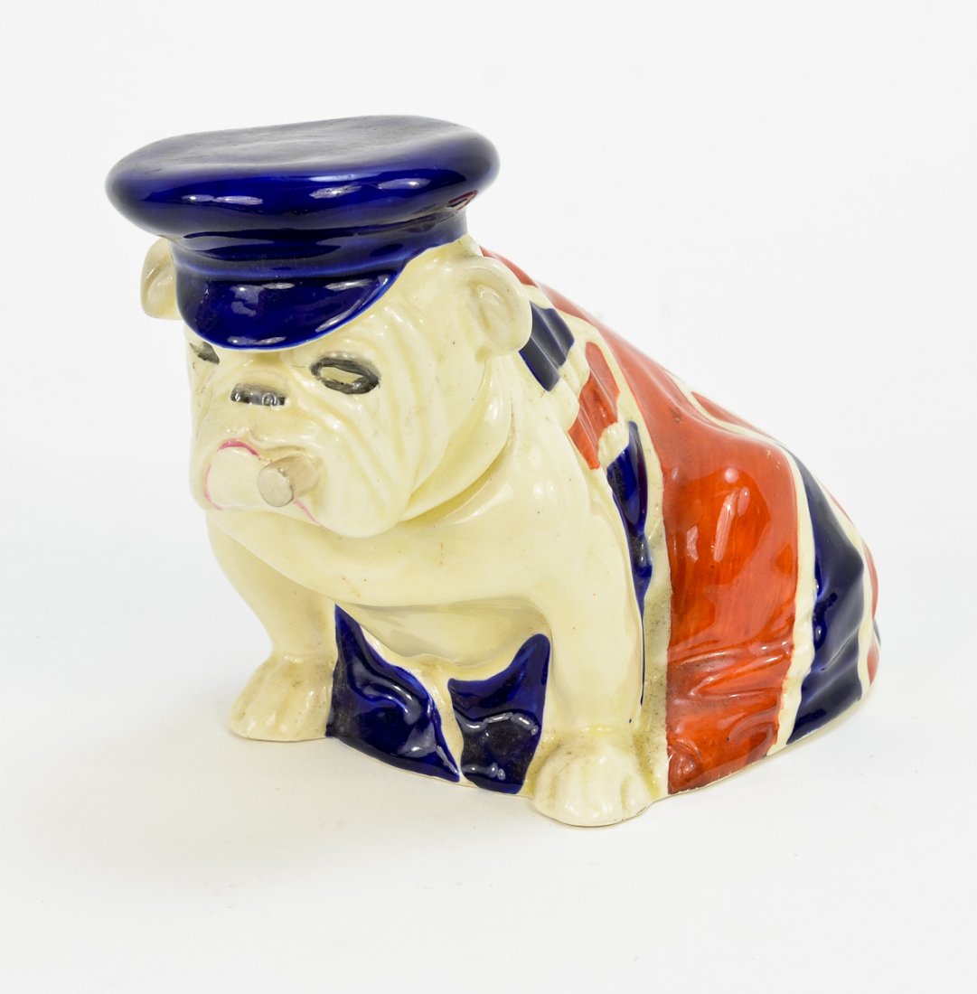 Royal Doulton Ceramic Cigar Smoking Bulldog (1 of 3)