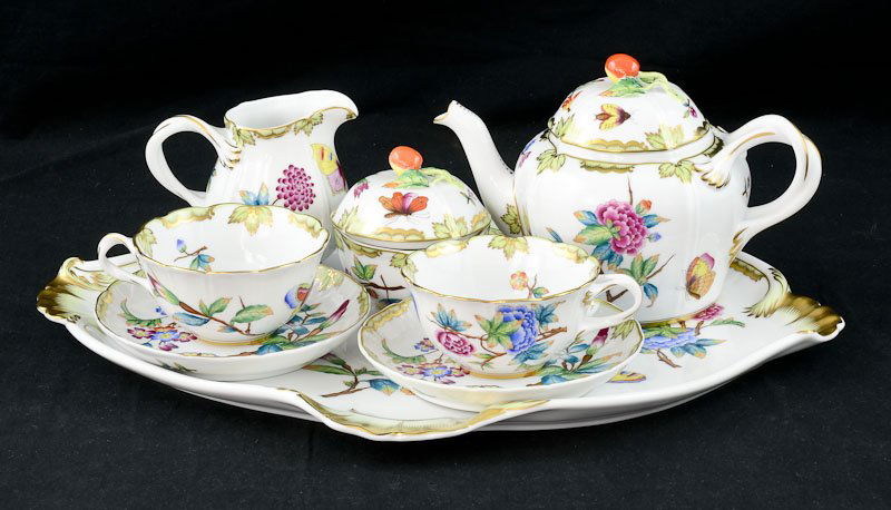 Herend Porcelain Tea Service & Box (1 of 6)