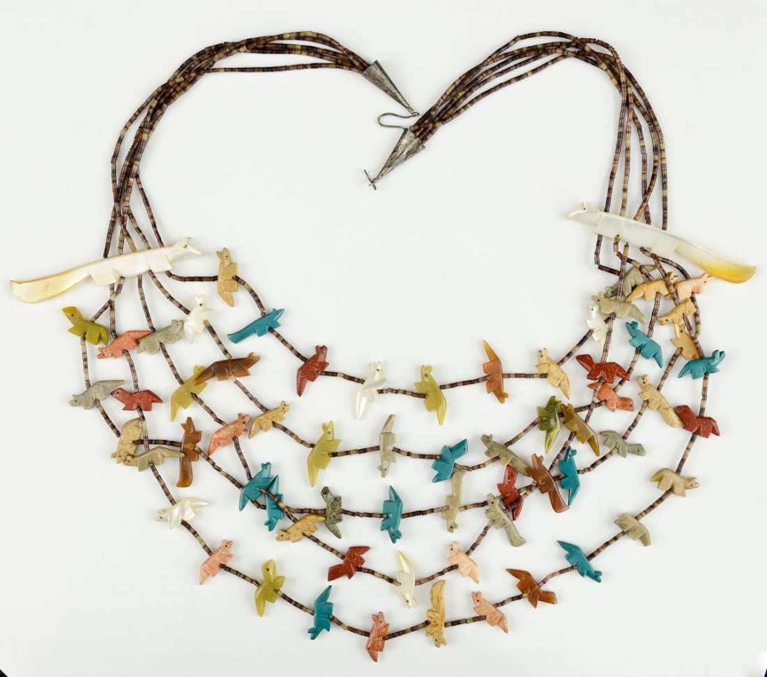 Native American Indian Fetish Necklace (1 of 2)