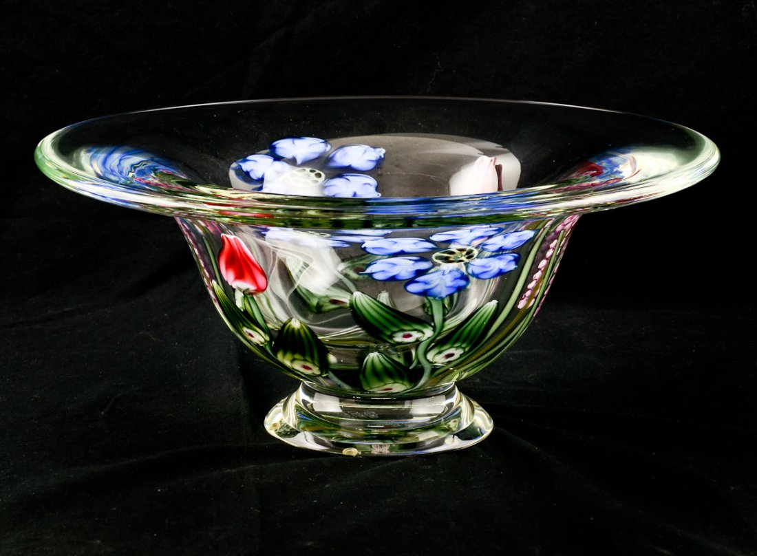 Vandermark Merritt Large Cased Floral Bowl. (1 of 3)