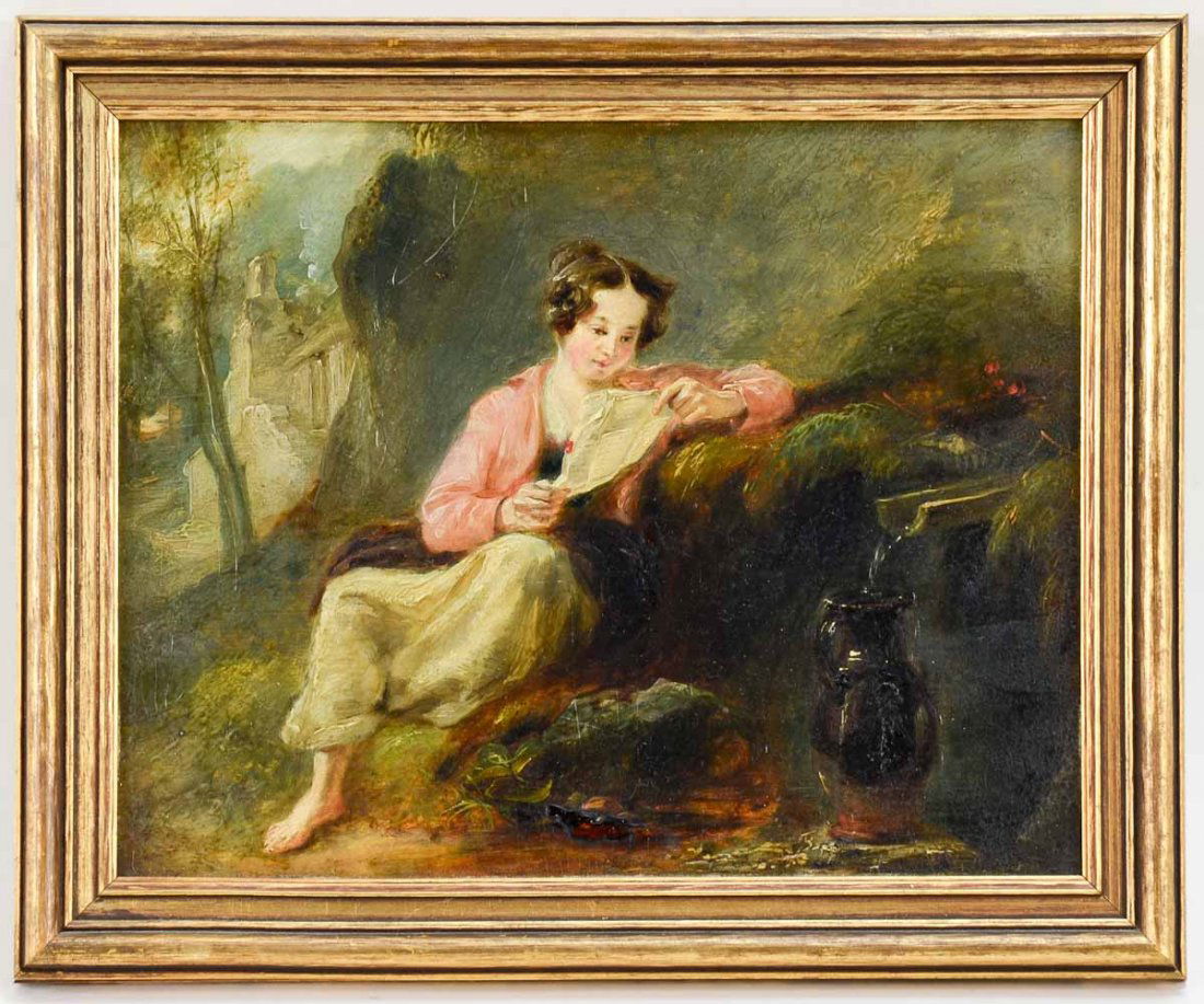 19th C. Sentimental Painting (1 of 2)