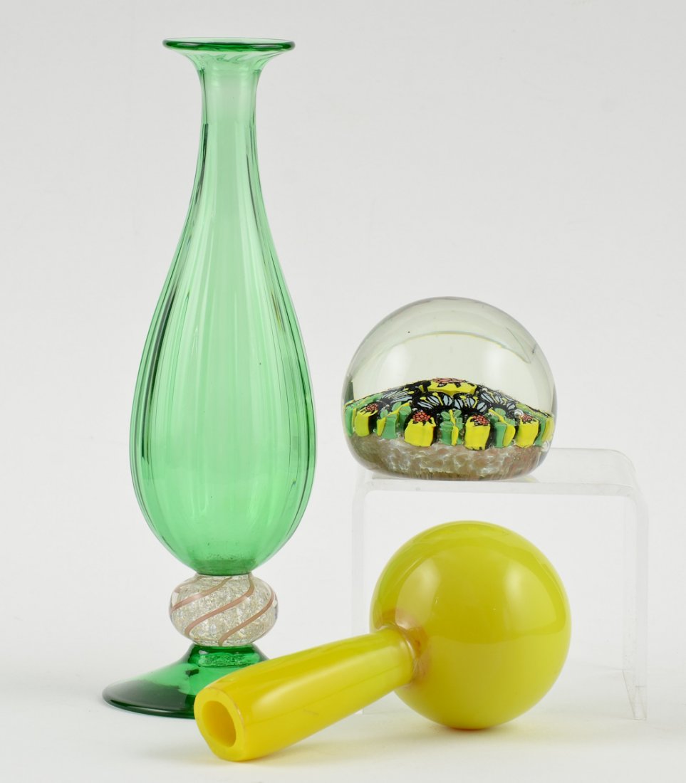 3 Pieces of Art Glass (1 of 7)