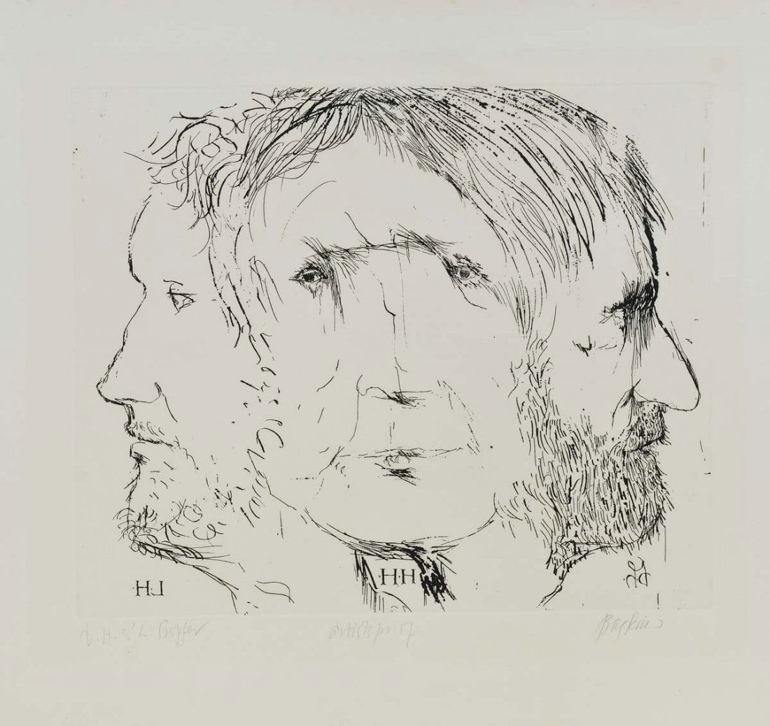 Leonard Baskin Woodcut Print (1 of 4)