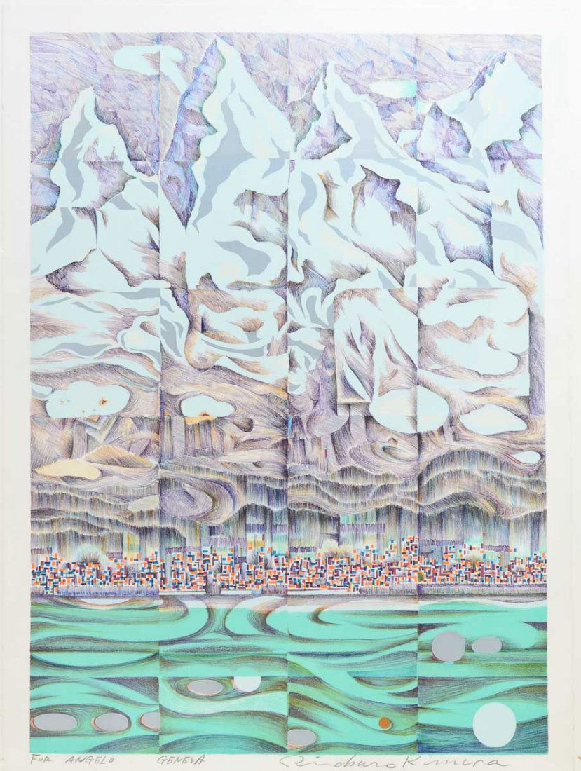 Risaburo Kimura "Geneva" Silkscreen Print (1 of 3)