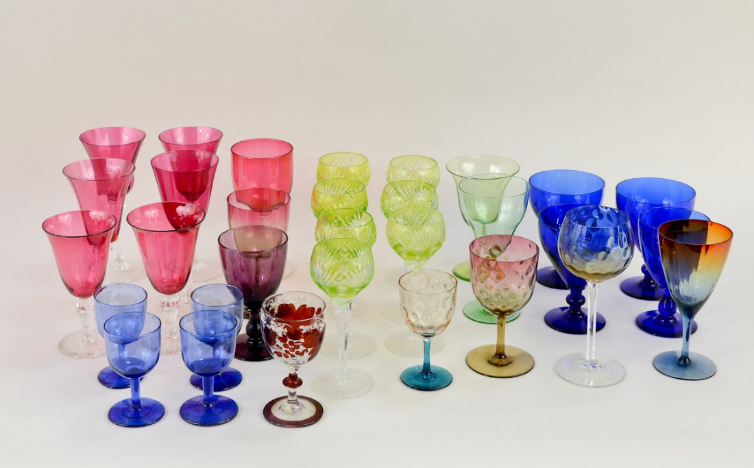 Assorted Colored Stemware (1 of 6)