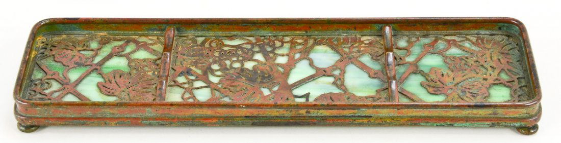 Tiffany Studios Grapevine Pen Tray (1 of 3)