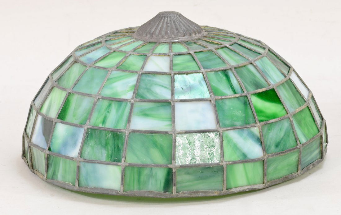 Leaded Glass Ceiling Fixture (1 of 2)