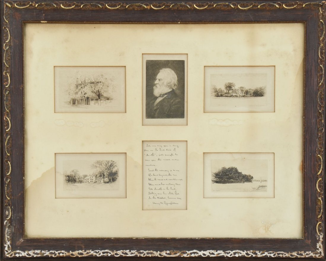 Framed Longfellow prints (1 of 4)