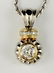 Ladies 14K Diamond Solitaire Pendant